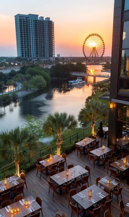 Restaurant with a view